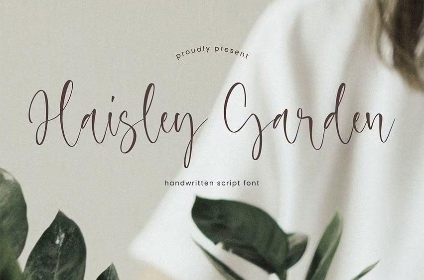 Haisley Garden Font - FreeDaFonts