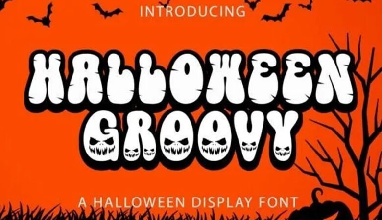 Halloween Groovy Font