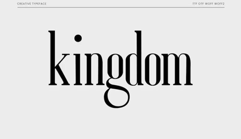 Kingdom Font