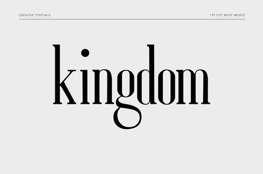 Kingdom Font