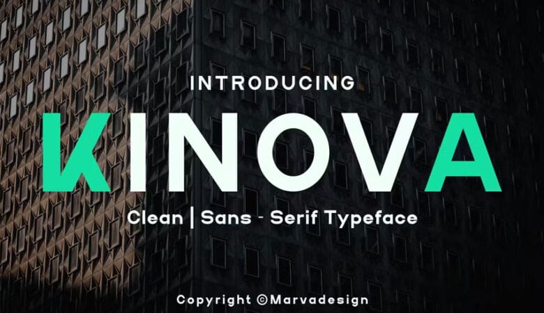 Kinova Font