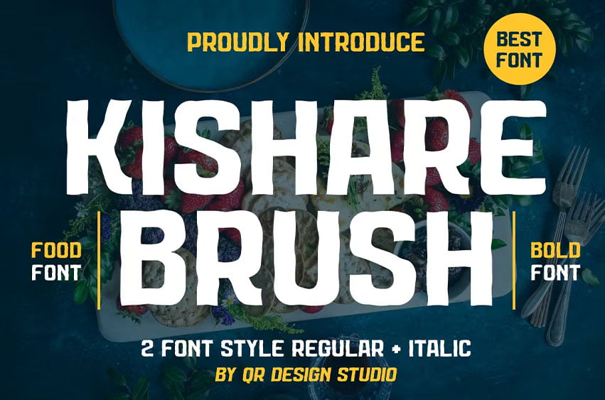 Kishare Brush Font