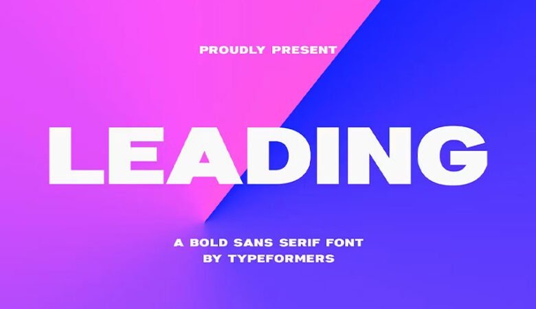 Leading Font