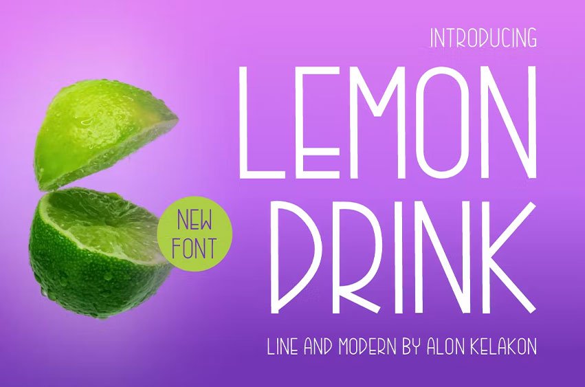 Lemon Drink Font