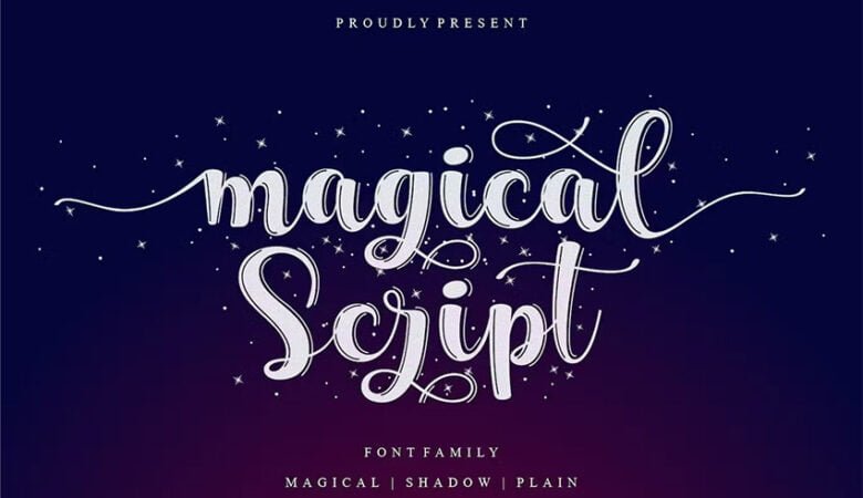Magical Script Font