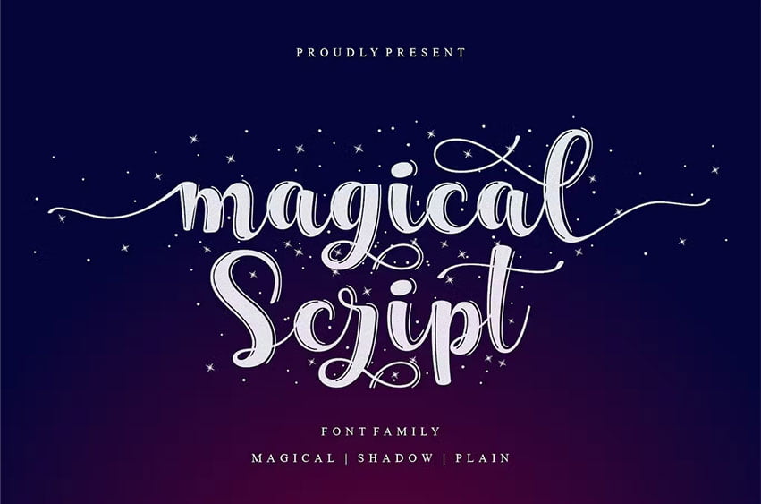 Magical Script Font