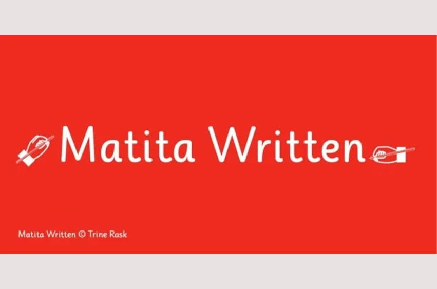 Matita Written Font