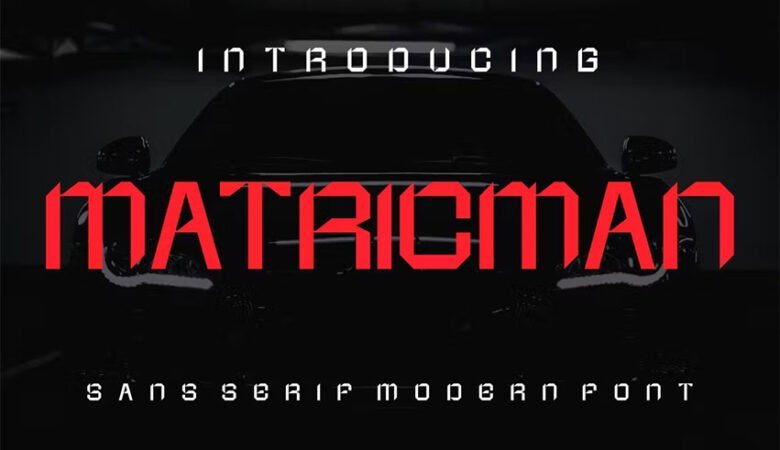 Matricman Font