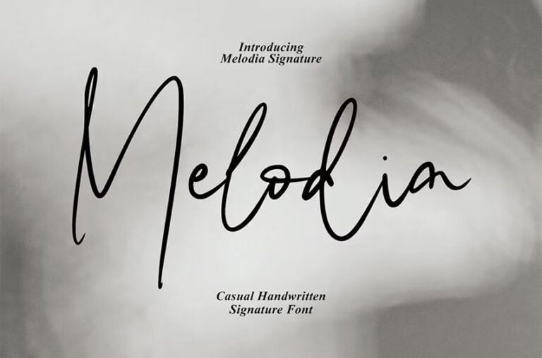 Melodia Font - FreeDaFonts