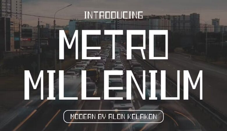 Metro Millenium Font