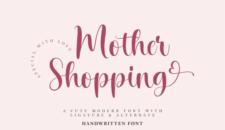 Mother Shopping Font
