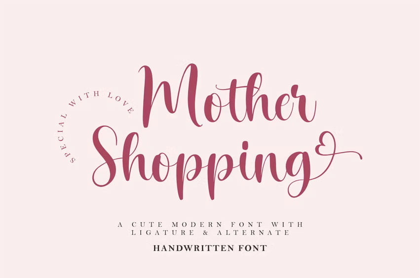 Mother Shopping Font