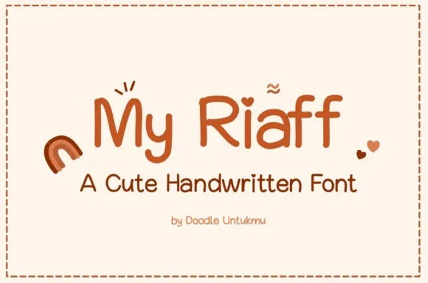 My Riaff Font