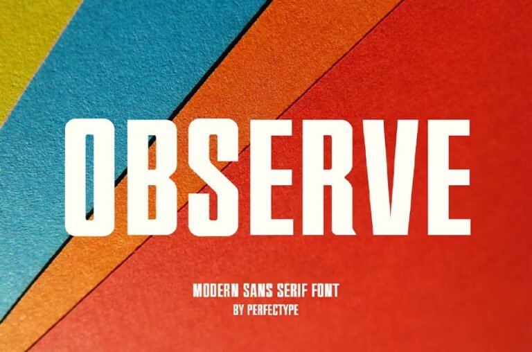 Not Observe Lettering Observe Font - FreeDaFonts