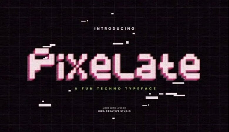 Pixelate Font
