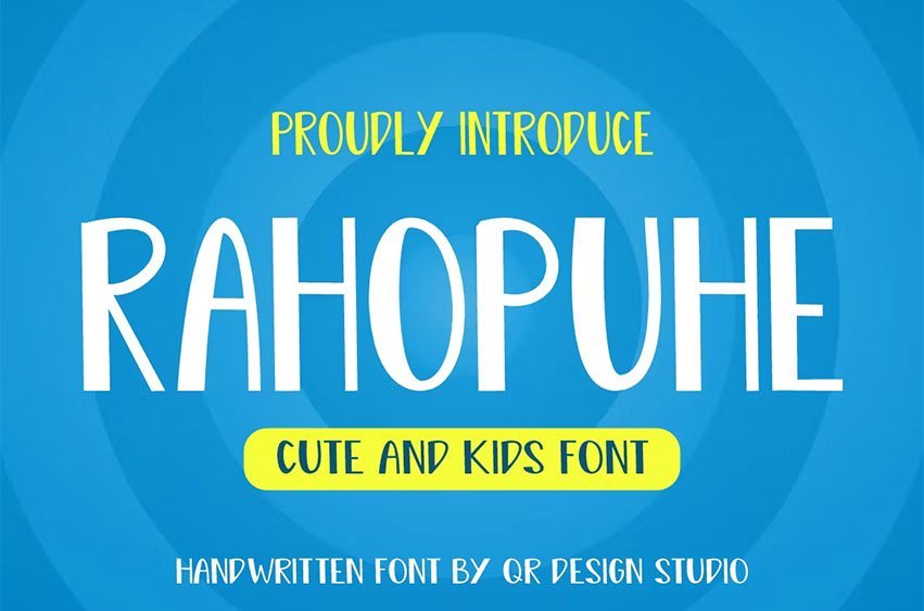 Rahopuhe Font