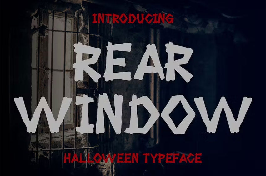 Rear Window Font