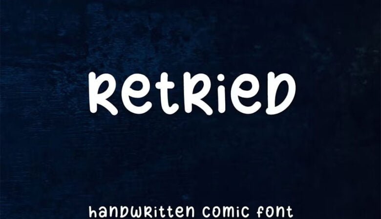 Retried Font