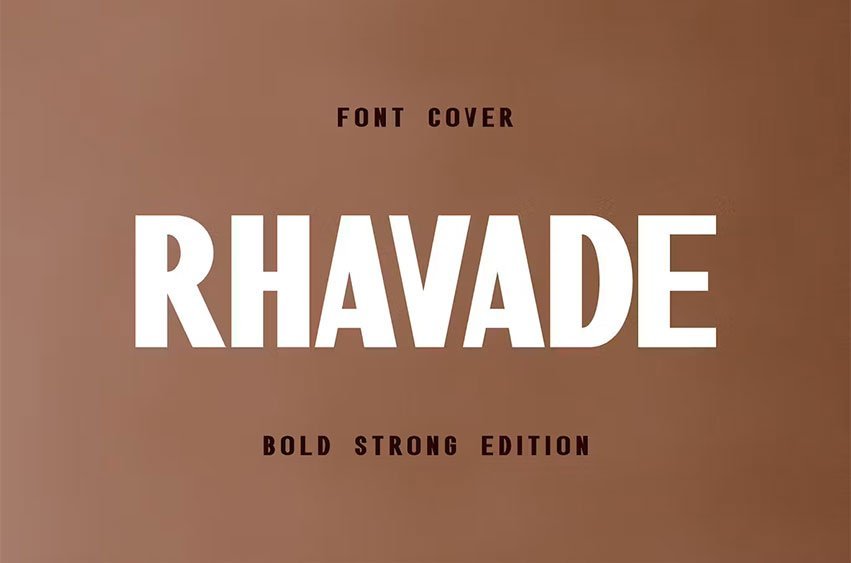 Rhavade Font