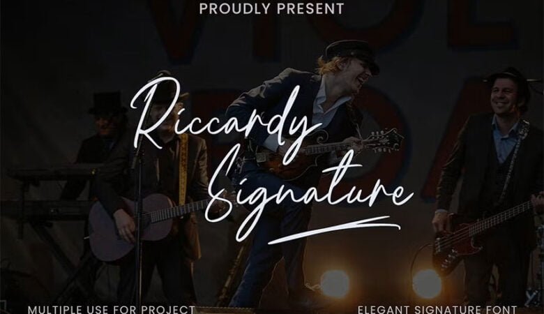 Riccardy Signature Font