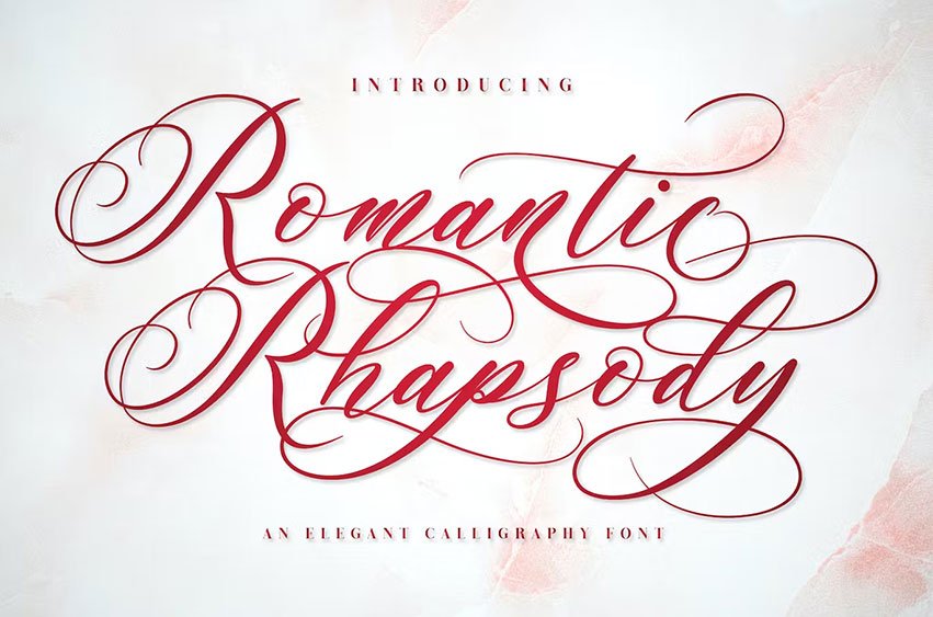 Romantic Rhapsody Font