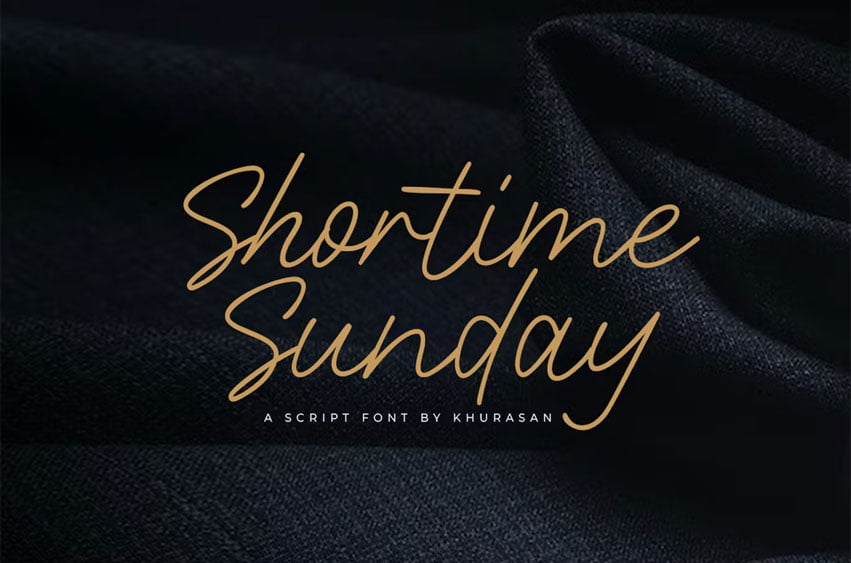 Shortime Sunday Font