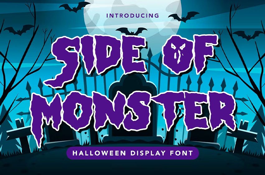 Side Of Monster Font