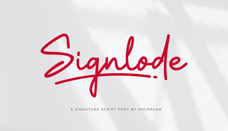 Signlode Font