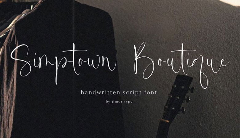 Simptown Boutique Font