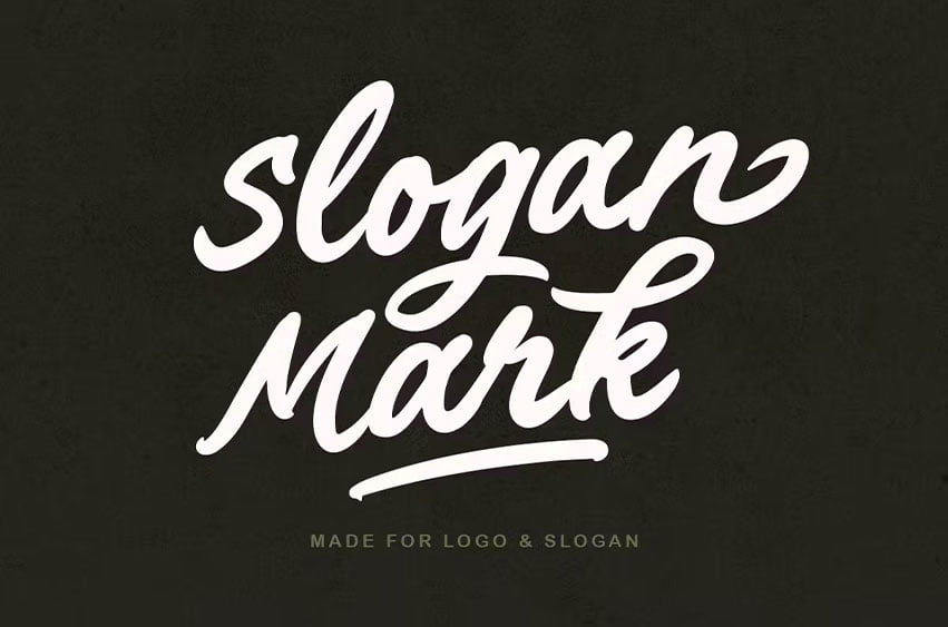 Slogan Mark Font