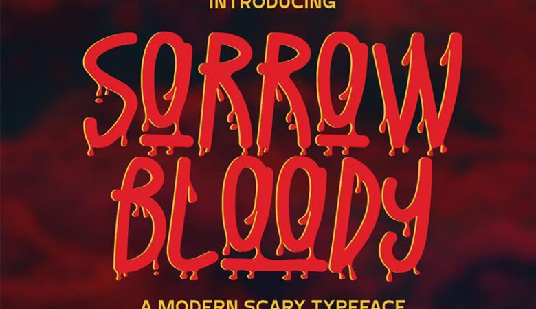 Sorrow Bloody Font