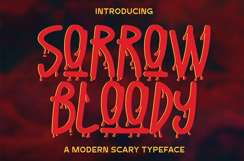 Sorrow Bloody Font