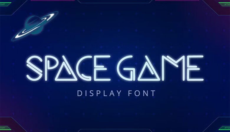 Space Game Font