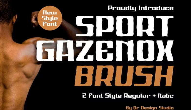 Sport Gazenox Brush Font