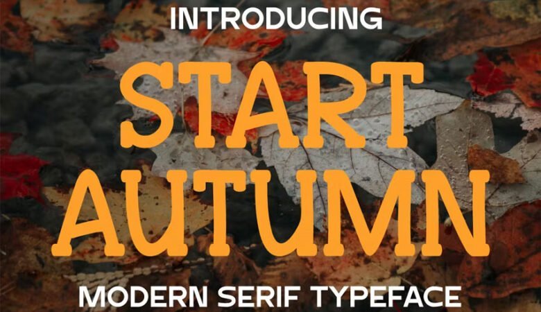 Start Autumn Font