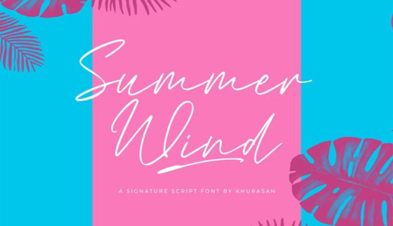 Summer Wind Font