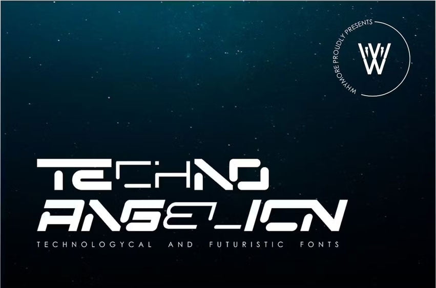 Techno Angelion Font