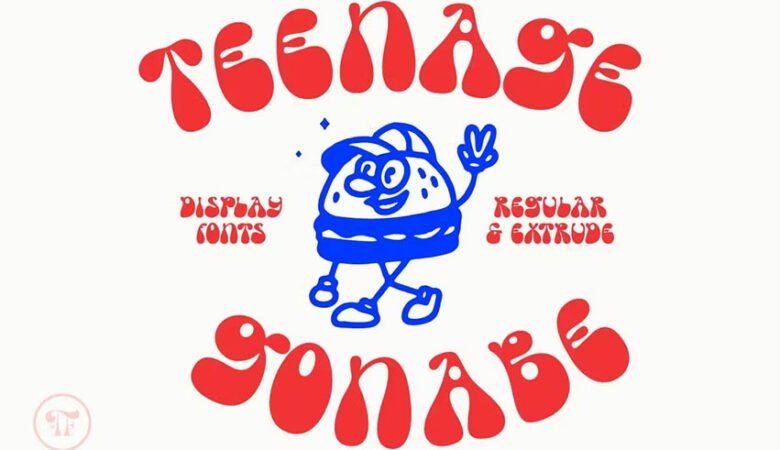 Teenage Gonabe Font