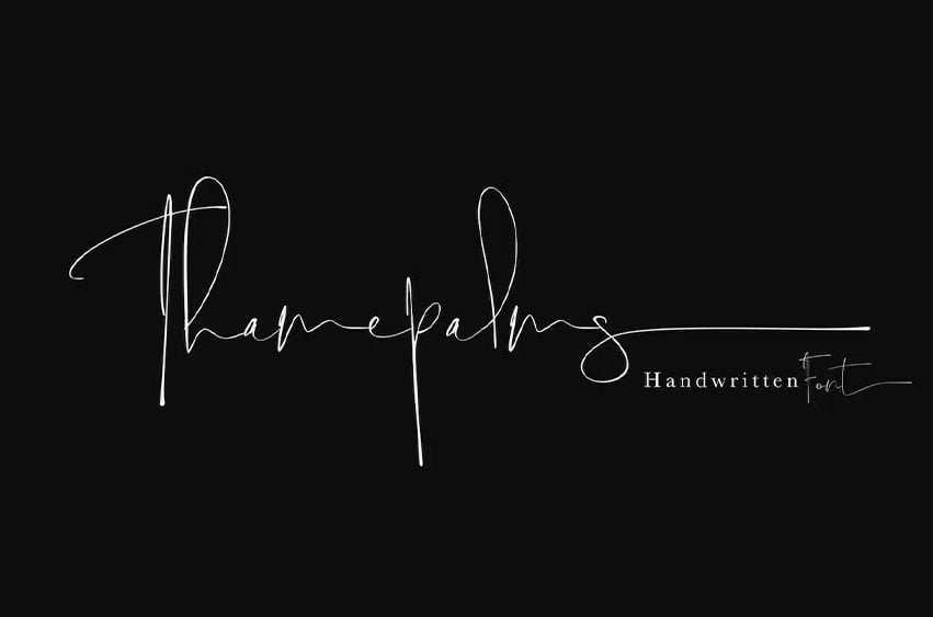 Thamepalms Font