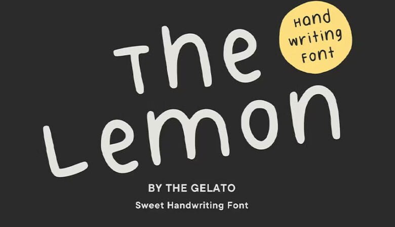 The Lemon Font