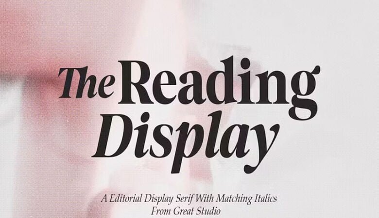 The Reading Display Font
