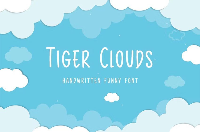 Tiger Clouds Font