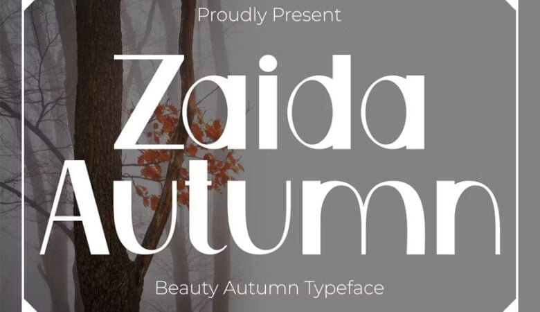 Zaida Autumn Font
