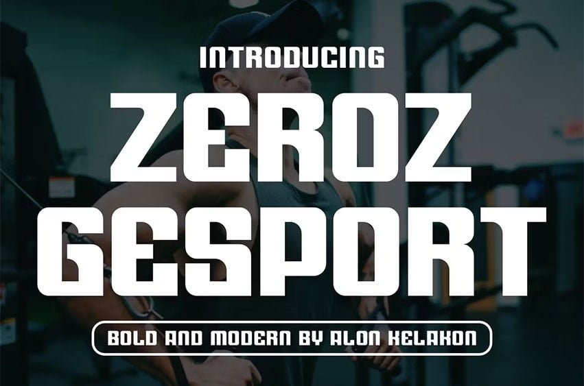 Zeroz Gesport Font