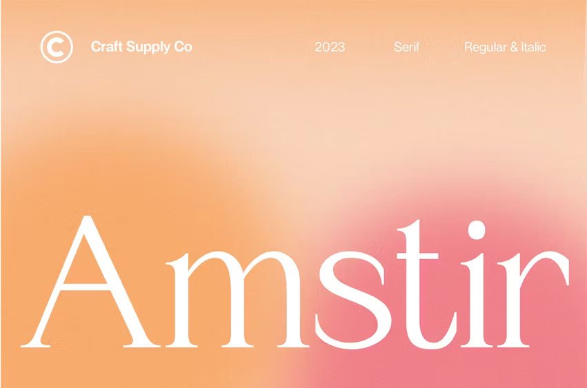 Amstir Font