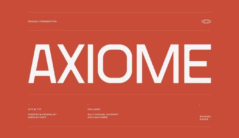 Axiome Font