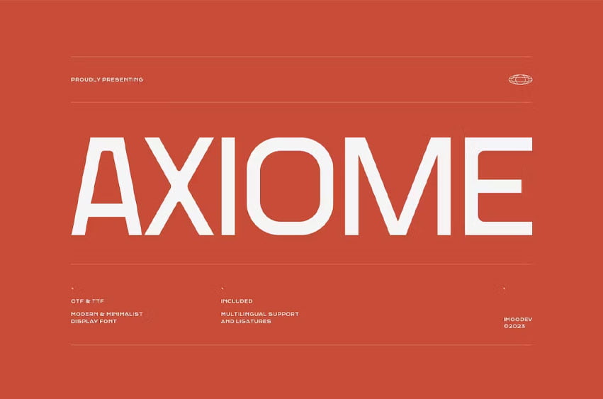 Axiome Font