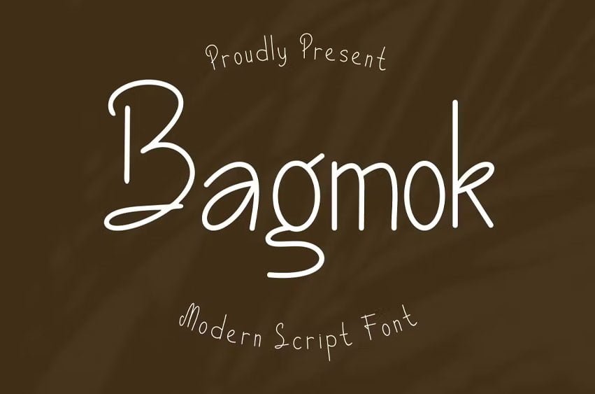 Bagmok Font