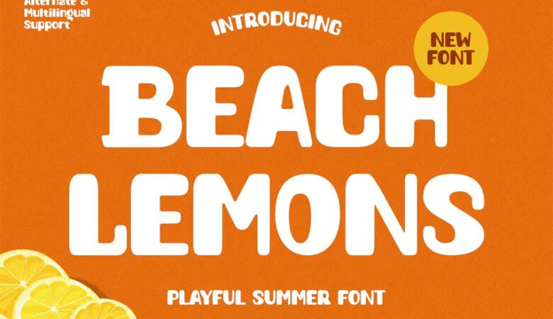 Beach Lemons Font