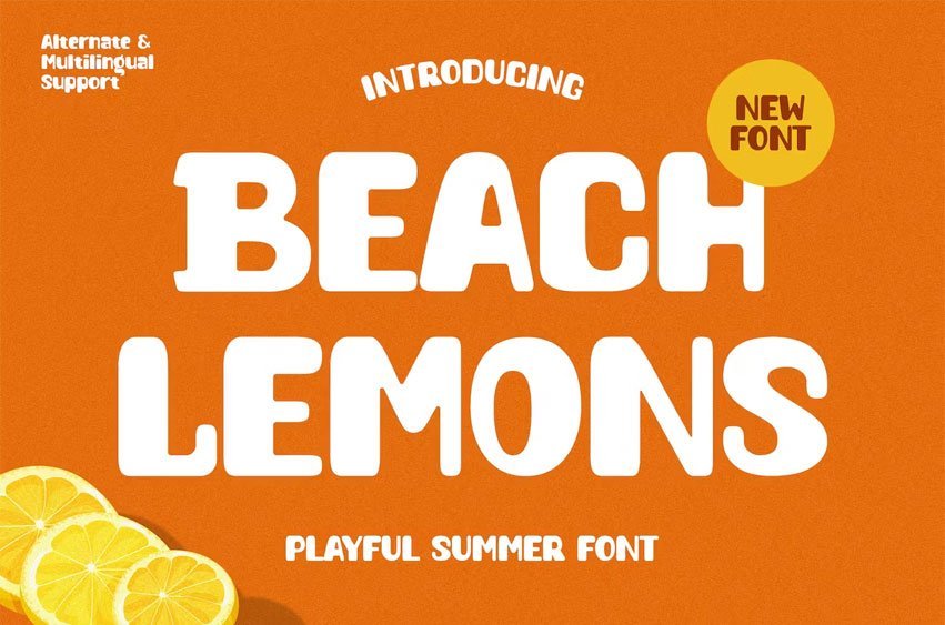 Beach Lemons Font